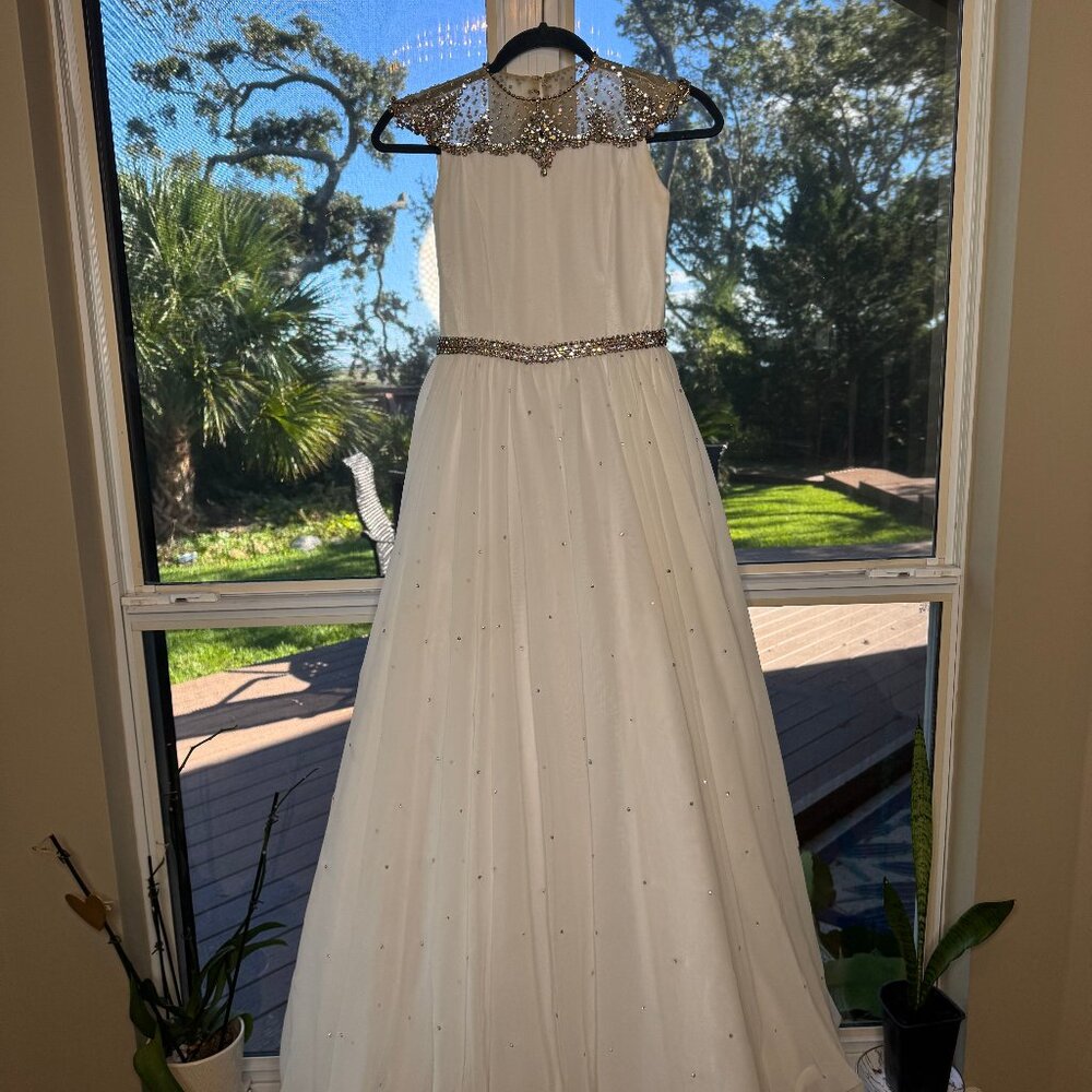 White Formal Gown